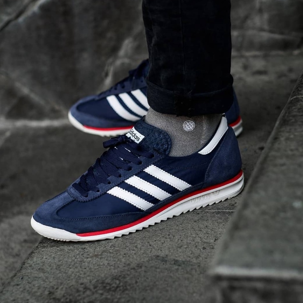 Adidas Originals SL72 Navy White Red Size 12